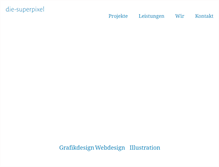 Tablet Screenshot of diesuperpixel.de